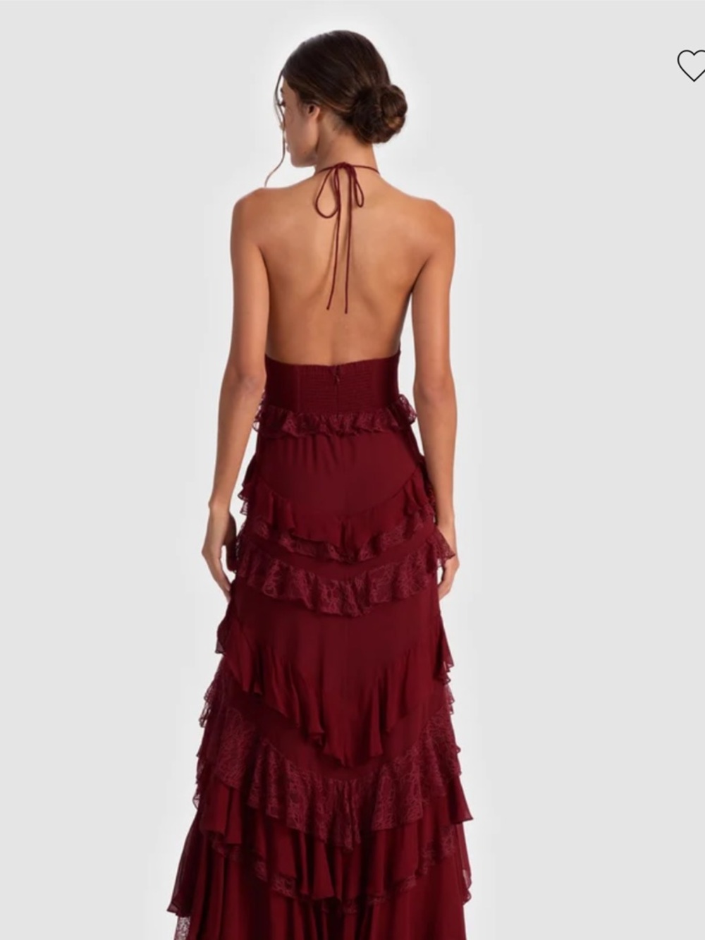 ALICE + OLIVIA Liana Tiered Ruffled Maxi Dress - Picture 5 of 11
